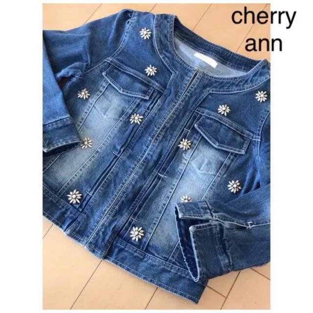 cherry Ann(チェリーアン)のチェリー　アン　デニムジャケット レディースのジャケット/アウター(Gジャン/デニムジャケット)の商品写真