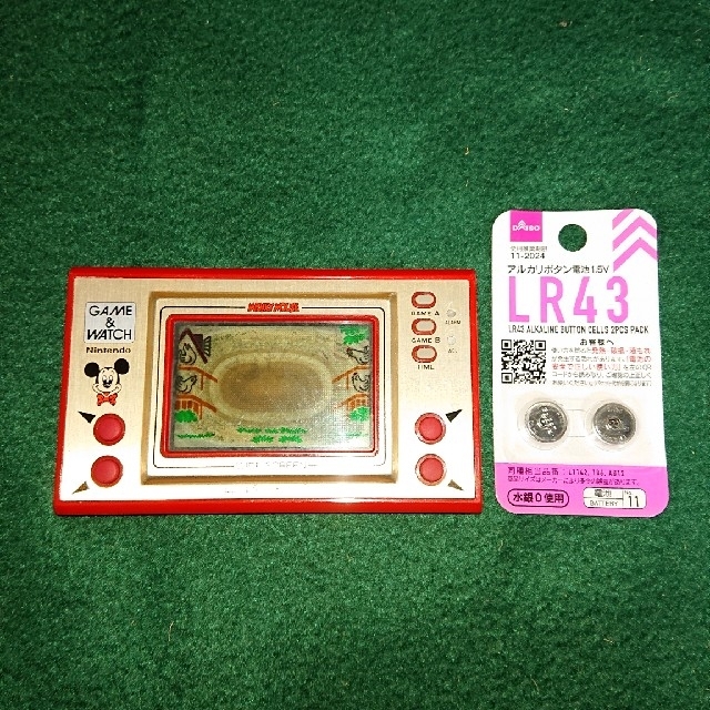 任天堂 NINTENDO  ゲームウォッチ  ミッキーマウス携帯用ゲーム機本体