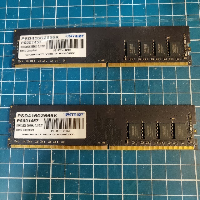 Patriot DDR4 2x8GB 2666hz