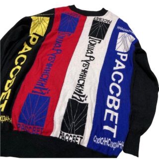 ラフシモンズ(RAF SIMONS)のScarf Panel Sweater Mサイズ(ニット/セーター)