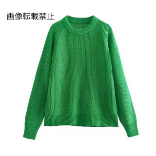 🍬10月新作🍭9488◆green ベーシック ニット セーター(ニット/セーター)