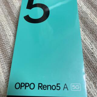 OPPO Reno5 A eSIM A103OP シルバーブラック(スマートフォン本体)