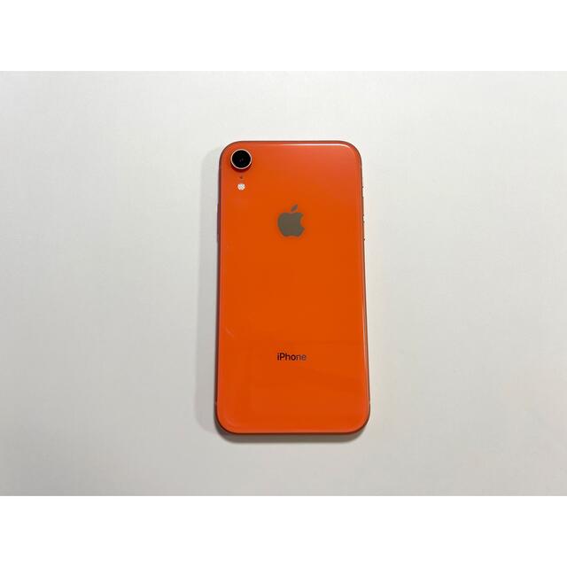 iPhone XR Coral 128 GB SIMフリースマホ/家電/カメラ