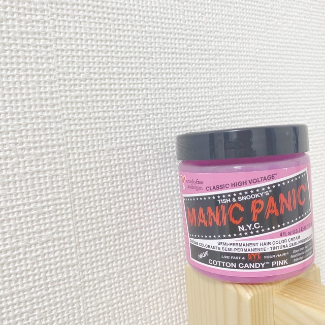 マニックパニック コットン キャンディーピンク コスメ/美容のヘアケア/スタイリング(カラーリング剤)の商品写真