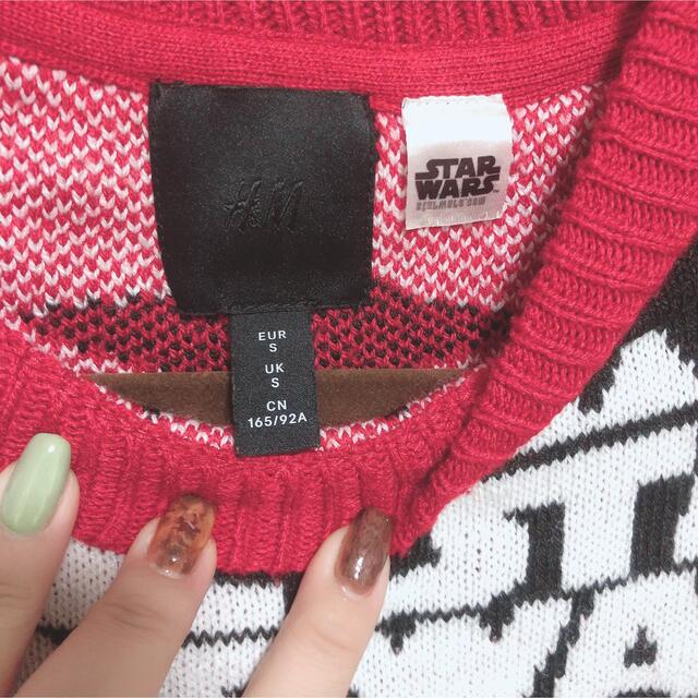 H&M(エイチアンドエム)のスターウォーズ　star wars アグリーセーター メンズのトップス(ニット/セーター)の商品写真