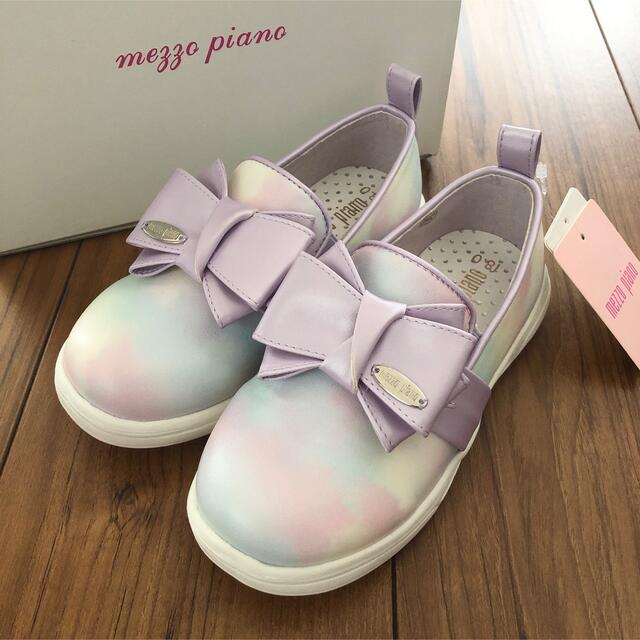 mezzo piano(メゾピアノ)のメゾピアノ 新品スリッポン 18 キッズ/ベビー/マタニティのキッズ靴/シューズ(15cm~)(スリッポン)の商品写真