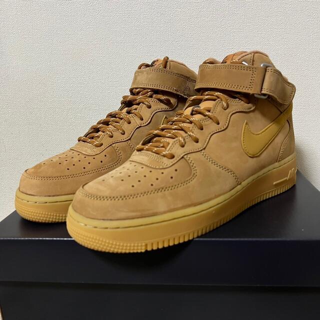 NIKE(ナイキ)のNIKE AIR FORCE1 MID '07 WB FLAX 26.5cm メンズの靴/シューズ(スニーカー)の商品写真