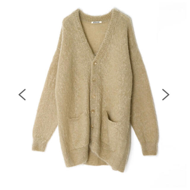 auralee BRUSHED SUPER KID MOHAIRCARDIGAN