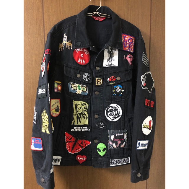 Supreme Patches Denim Trucker Jacket