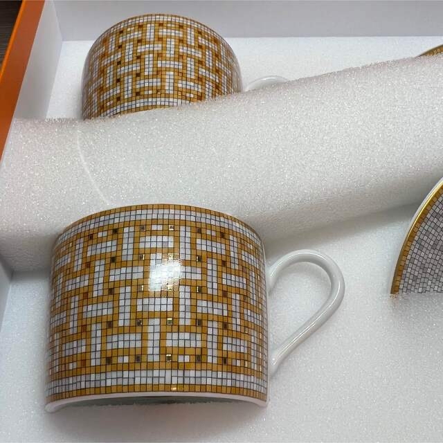 新品未使用】エルメス コーヒーカップ モザイク24 2つセット 食器 新品未使用】エルメス コーヒーカップ モザイク24 2つセット 食器