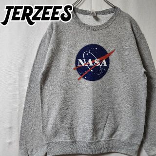 ジャージーズ(JERZEES)の[ US古着 ]JERZEES ジャージーズ NASA デザイン スウェット S(スウェット)