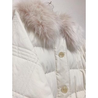 fur collar quilting down epine - ダウンコート