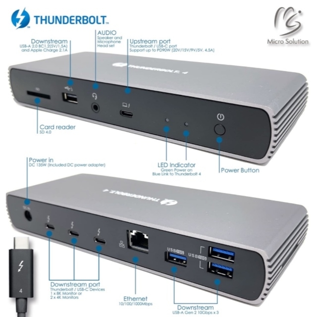 PC周辺機器【極備品】Thunderbolt4 dock