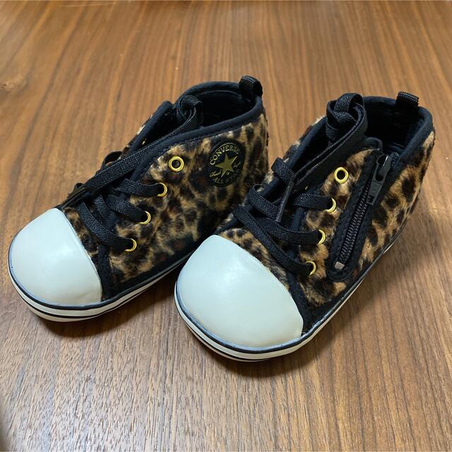 CONVERSE(コンバース)のCONVERSE First★Star ハイカット 14cm キッズ レオパード キッズ/ベビー/マタニティのベビー靴/シューズ(~14cm)(スニーカー)の商品写真