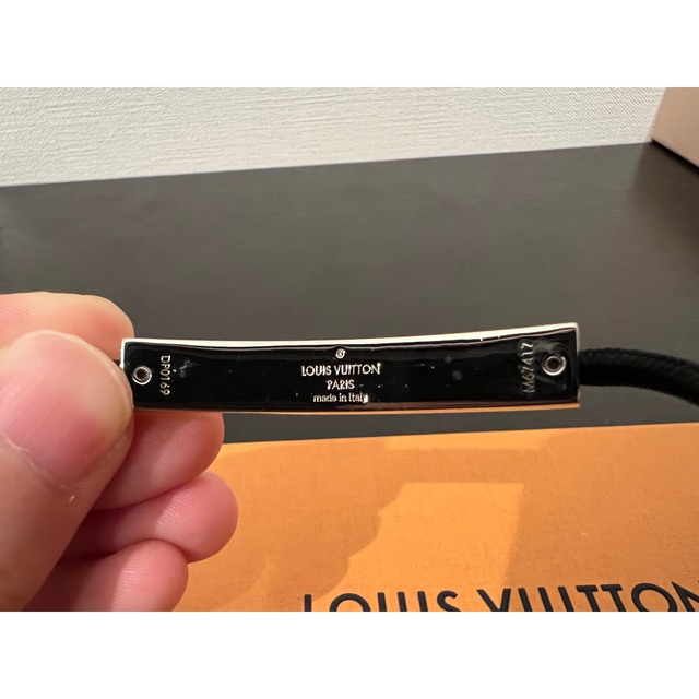 LOUIS VUITTON　ブレスレット・スペースLV　ノワール　M67417