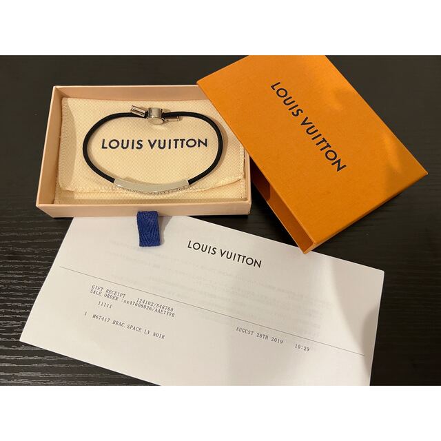 LOUIS VUITTON(ルイヴィトン)のLOUIS VUITTON　ブレスレット・スペースLV　ノワール　M67417 メンズのアクセサリー(ブレスレット)の商品写真