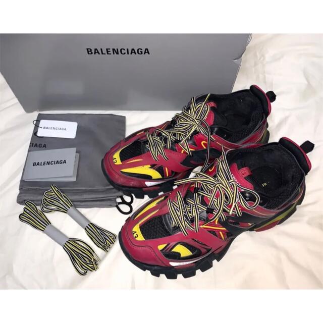 Balenciaga(バレンシアガ)のBALENCIAGA バレンシアガ track トラック レッド サイズ43 メンズの靴/シューズ(スニーカー)の商品写真