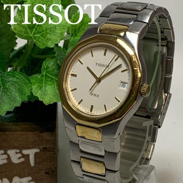 TISSOT(ティソ)の613 TISSOT ティソ メンズ 腕時計 クオーツ式 デイト 電池交換済 メンズの時計(腕時計(アナログ))の商品写真