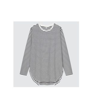 ユニクロ(UNIQLO)のUNIQLO スムースコットンシャツテールTシャツ２枚セット(Tシャツ(長袖/七分))