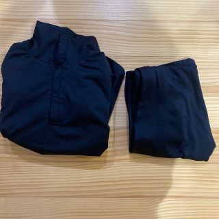 【美品】YOSAウェア　タートルネック＆ロングスパッツ【３Ｌ】