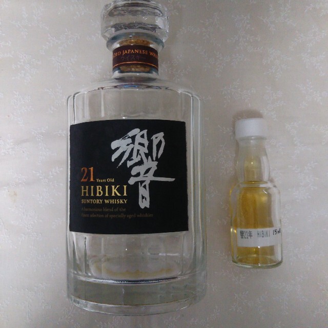 響21年空瓶と原酒15ml