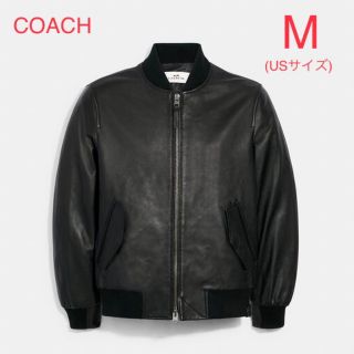 コーチ(COACH)のCOACH 本革 レザージャケット LEATHER BOMBER 革ジャン M(レザージャケット)