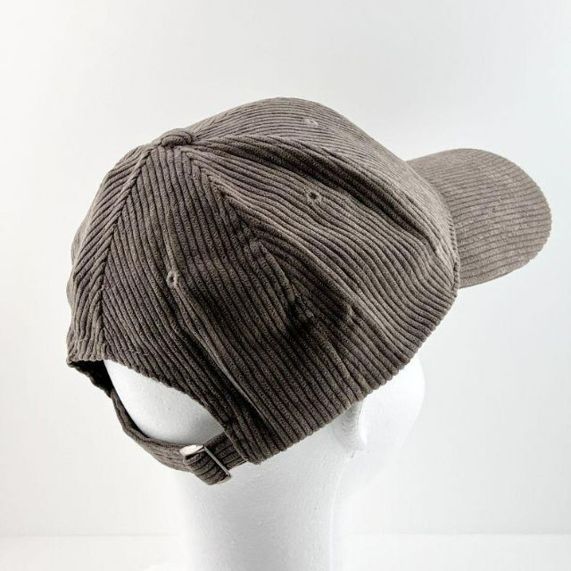 新品 未使用 帽子 キャップ コーデュロイ かわいい ユニセックス モカ 茶色 レディースの帽子(ハット)の商品写真