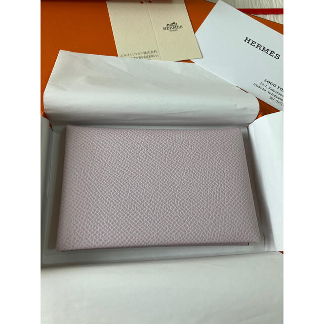 国内百貨店購入★2022年新色モーヴペール★エルメスHERMES カルヴィ
