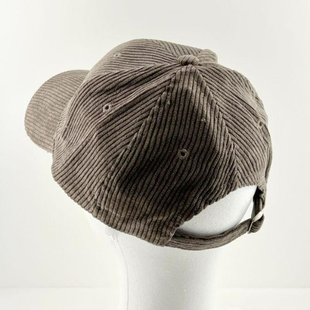 新品 未使用 帽子 キャップ コーデュロイ かわいい ユニセックス モカ 茶色 レディースの帽子(キャップ)の商品写真