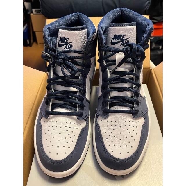 確実正規品　25.5 jordan1 co.jp midnight navy