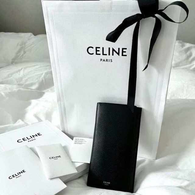 美品 celine - CELINE セリーヌ メンズ ユニセックス 長財布 黒