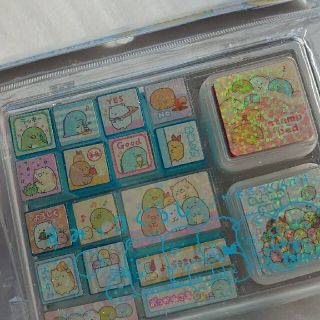 【すみっコぐらし】スタンプセット🌼新品未開封🌼(印鑑/スタンプ/朱肉)