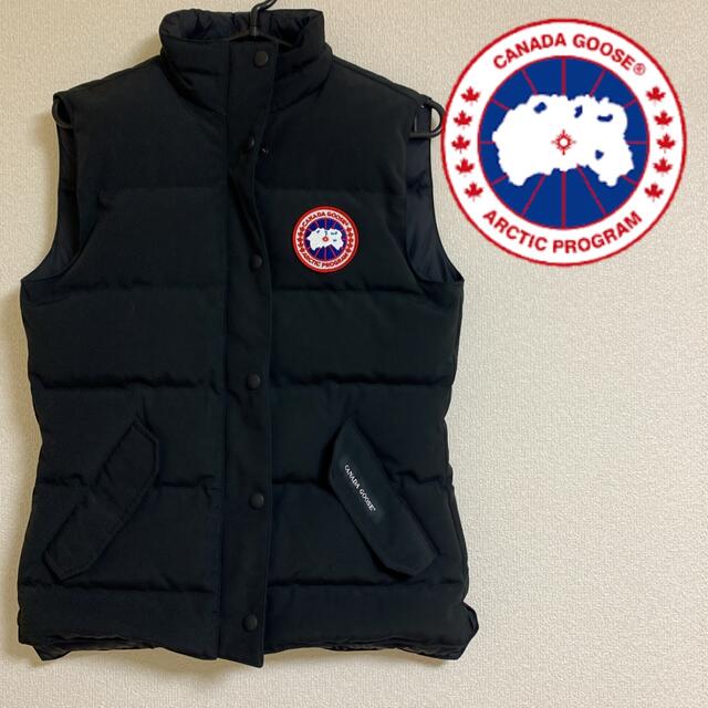 美品 カナダグース CANADA GOOSE ダウン ベスト XS レディース-