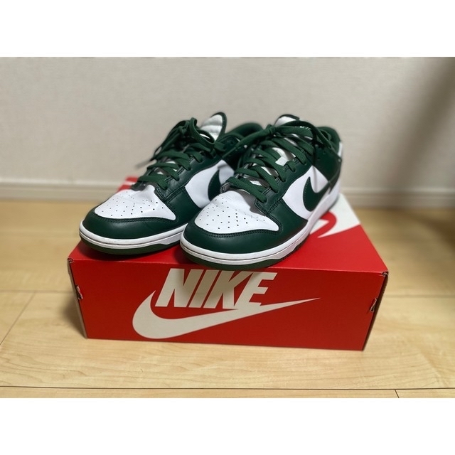 スニーカーNIKE DUNK  LOW チームグリーン