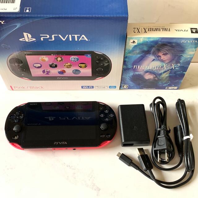 【美品・使用回数少】PS Vita 本体＋ファイナルファンタジーX/X-2のサムネイル