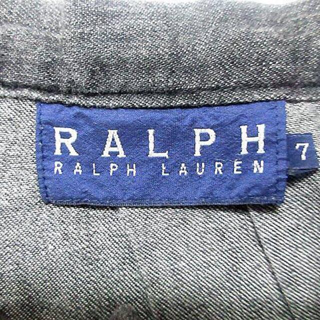 Ralph Lauren(ラルフローレン)のラルフローレン デニム スカート ジーンズ フレア ミニ ラップ 7 グレー レディースのスカート(ミニスカート)の商品写真