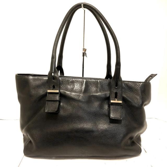 全国 ヒロフ ハンドバッグ美品 - 黒 レザー - winterparksmiles.com