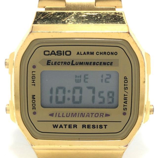 CASIO(カシオ)のカシオ 腕時計 - A168 メンズ ゴールド メンズの時計(その他)の商品写真