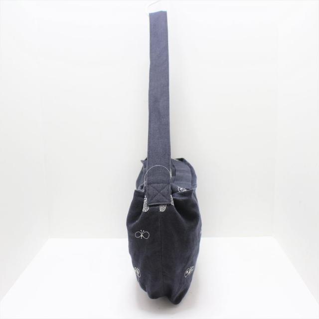 ミナペルホネン ショルダーバッグ - 黒×白 ミナペルホネン ショルダーバッグ - 黒×白