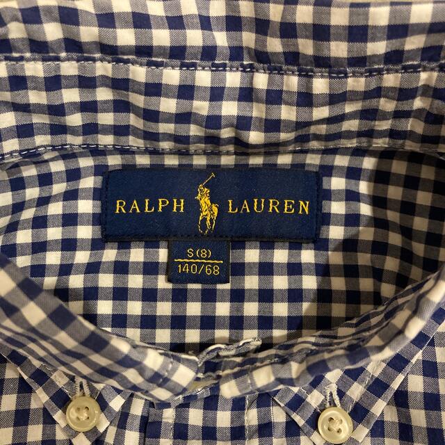 Ralph Lauren(ラルフローレン)のラルフローレンの長袖シャツ140㎝✳︎春の上着に キッズ/ベビー/マタニティのキッズ服男の子用(90cm~)(Tシャツ/カットソー)の商品写真