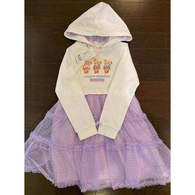 mezzo piano(メゾピアノ)のmezzo piano ワンピース　120 キッズ/ベビー/マタニティのキッズ服女の子用(90cm~)(ワンピース)の商品写真