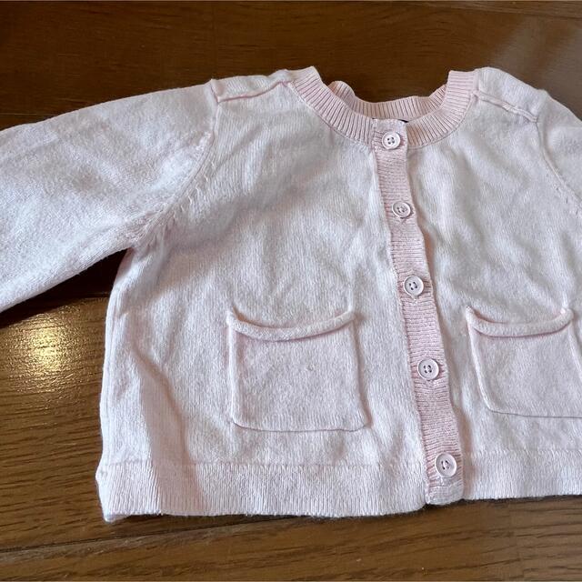 babyGAP(ベビーギャップ)のベビーギャップ　カーディガン　ボレロカーディガン　90 キッズ/ベビー/マタニティのキッズ服女の子用(90cm~)(カーディガン)の商品写真