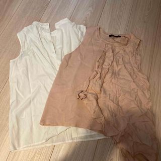 ザラ(ZARA)の【ミコト様専用】ZARA トップス、トップス2点セット(シャツ/ブラウス(半袖/袖なし))