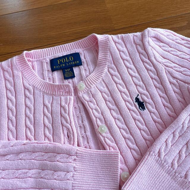 POLO RALPH LAUREN(ポロラルフローレン)の【Ralph Lauren】カーディガン キッズ/ベビー/マタニティのキッズ服女の子用(90cm~)(カーディガン)の商品写真