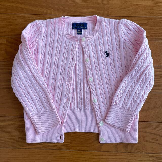 POLO RALPH LAUREN(ポロラルフローレン)の【Ralph Lauren】カーディガン キッズ/ベビー/マタニティのキッズ服女の子用(90cm~)(カーディガン)の商品写真