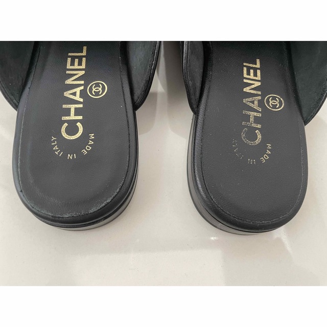 CHANEL シャネル パール スリッポン サンダル ローファー 【感謝価格