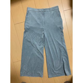 ザラ(ZARA)の☆ 美品　ZARA ワイドパンツ　バギーパンツ　カジュアルパンツ　スエード　秋冬(その他)