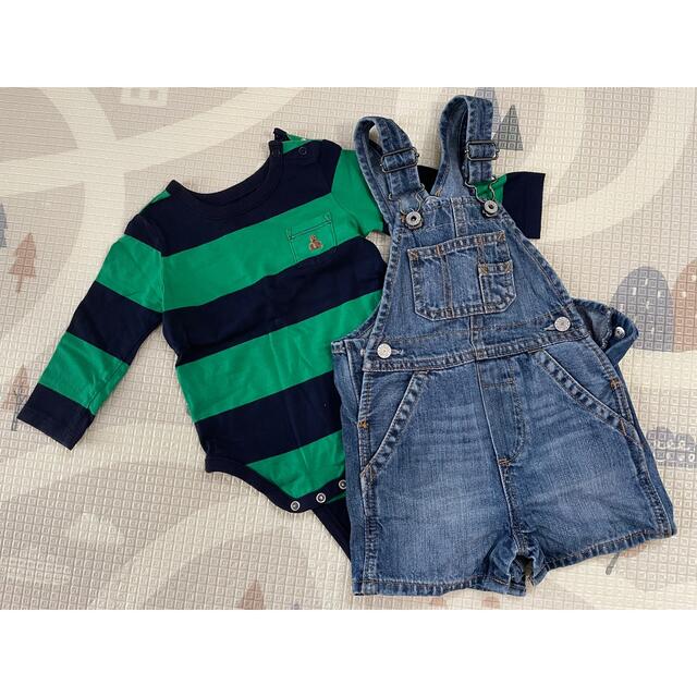 babyGAP(ベビーギャップ)のGAP オーバーオール　ロンパースセット キッズ/ベビー/マタニティのベビー服(~85cm)(その他)の商品写真