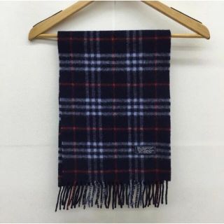 バーバリー(BURBERRY)のBURBERRY バーバリー マフラー ラムウール100％  イングランド製(マフラー/ショール)