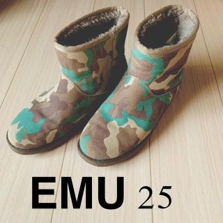 エミュー(EMU)のEMU 日本限定 別注モデル カモフラ 迷彩 ムートンブーツ(ブーツ)